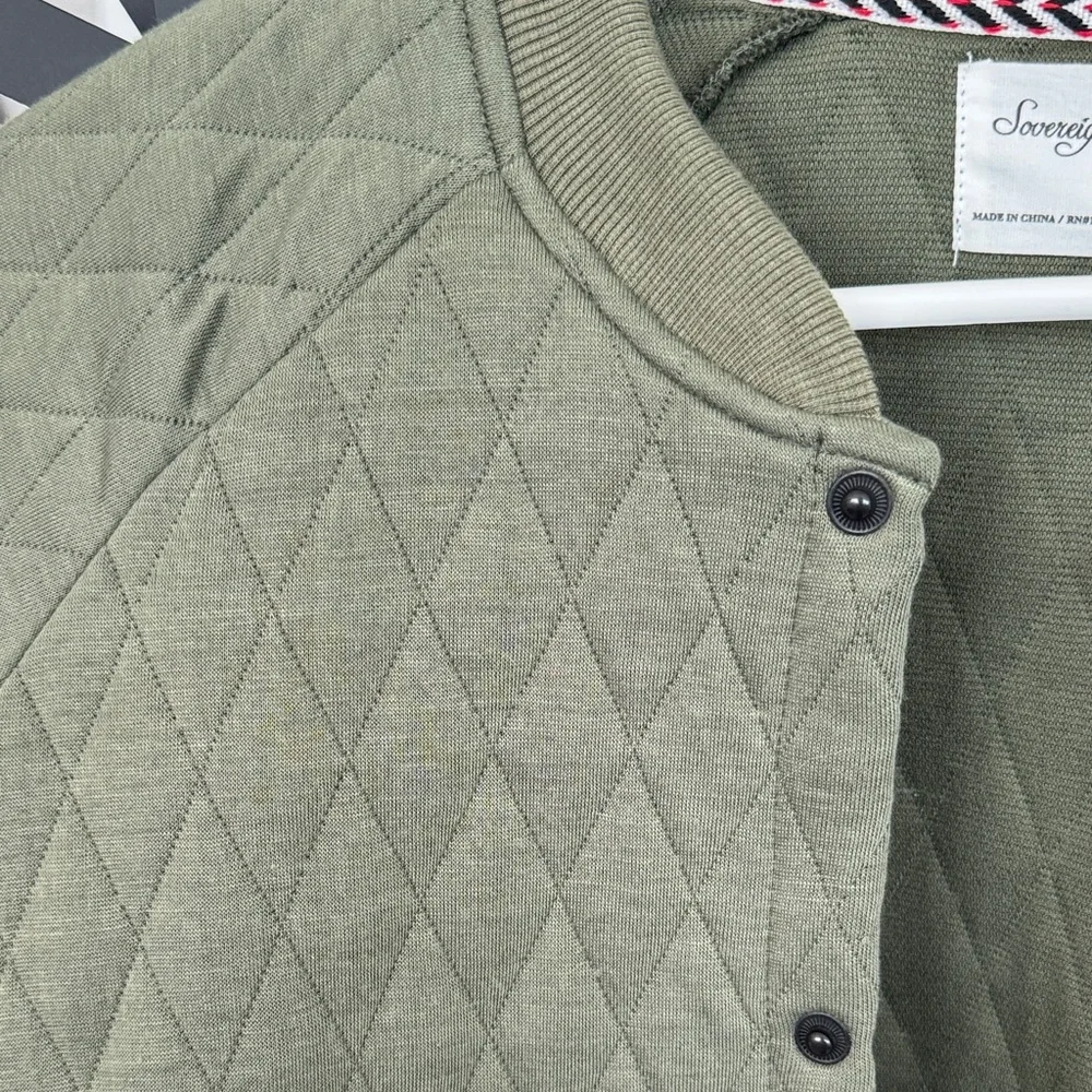 Sovereign Code Olive Quilted Bomber Jacket